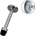 Door Stop 5 Inch Long Stainless Steel Stoppers Brushed Satin Nickel Heavy Duty Rubber for Wall and Door Protection