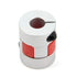 Zeberoxyz 2PCS Aluminium Plum Flexible Shaft Coupling, 6.35mm to 8mm Motor Connector for 3D Printer and CNC Machine