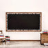 Whaline 80FT Black White Bulletin Border Sticker - 70 Sheet Pencil Border Trim for Classroom Decoration