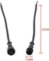 5Pairs 2pin Black Electrical Connector, LED Connector for LED Lights, 20cm Extension Cable, 0.3mm