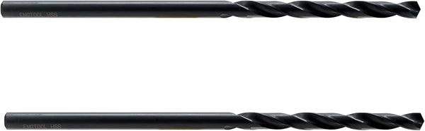 MAXTOOL 5/32"x6" 2pcs Identical Aircraft Extension Drills, HSS M2 Extra Long Deep Twist Drill Bits