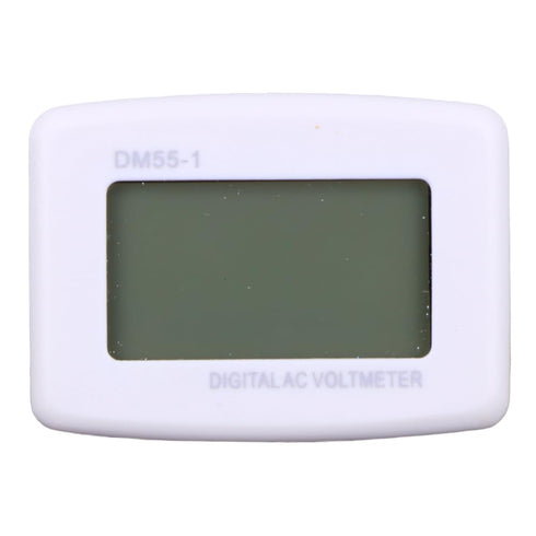 Generic DM55-1 Blue LCD Digital Voltage Meter Voltmeter LED AC 100-300V US Plug