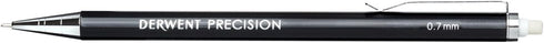 Derwent Mechanical Pencils 0.7, Metal Barrel, Precision, HB (2302429)