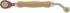 ZY472 Double-end Silicone Seam/Brass Detail Roller for Crafting and DIY Projects