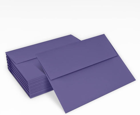 LUXPaper 4Bar A1 Invitation Envelopes | 3 5/8" x 5 1/8" | Peel & Press | 80lb. Text | Wisteria Purple | 50 Qty