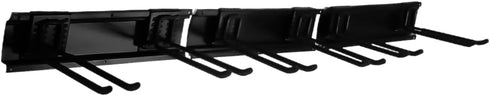 Trademark Innovations 6 Folding Chair Storage Rack, Wall Rack Organizer, Garage Tool Organizer, Adjustable Hooks