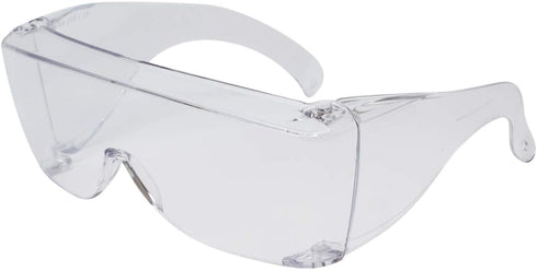 Calabria 3000 Large Fit Over Safety Glasses, Fitover Prescription Eyewear, Clear Men Women Wrap Around Tint