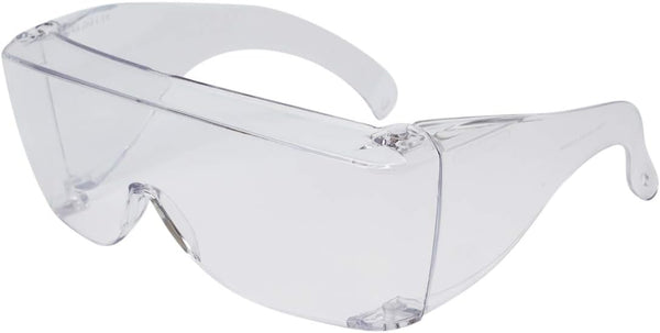 Calabria 3000 Large Fit Over Safety Glasses, Fitover Prescription Eyewear, Clear Men Women Wrap Around Tint