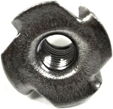 5/16 5/8 Set 4 FR Sofa Ottoman Couch Chair Leg Mounting T-Nut Thread Tall of Black