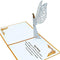 Dekali Designs Guardian Angel Pop Up Card, 3D Get Well Card, Funeral, Memorial, Christmas with Angel Blessing