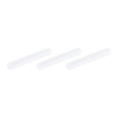 MECCANIXITY Magnetic Stirrer Mixer Stir Bar Rod, 70mm x 10mm with PTFE Coating Magnet for Laboratory, 3Pcs