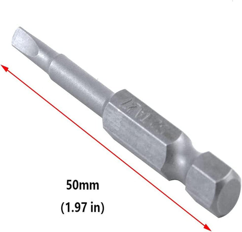 5 Pcs 50mm 1/4 Hex Shank Magnetic Triangle Head Impact Grade Advance Heat Treated S2 Steel TA1.8 TA2.0 TA2.3 TA2.7 TA3.0 Screwdriver Bits by Fongmore