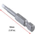 5 Pcs 50mm 1/4 Hex Shank Magnetic Triangle Head Impact Grade Advance Heat Treated S2 Steel TA1.8 TA2.0 TA2.3 TA2.7 TA3.0 Screwdriver Bits by Fongmore
