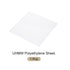 10 x 10 Inch UHMW Polyethylene Sheets, 1/4 Inch Thick Ultra High Molecular Weight White Plastic Sheet