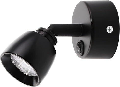 XDIAN 12V~24V 3W Finish,6000K DC LED Wall Lights Fixture Adjustable Bedside Lamp Jewelry Cabinet Picture Spotlight Boat