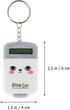 STOBOK Children Toys, 2Pcs Mini Cartoon Keychain Calculator, Electronic Pocket Calculator for Kids School Supplies.