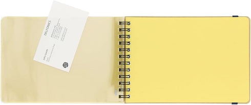 Delfonics Rollbahn Spiral Horizontal Notebooks, 7-1/2 in. x 5 in. (Yellow)