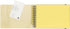 Delfonics Rollbahn Spiral Horizontal Notebooks, 7-1/2 in. x 5 in. (Yellow)