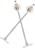 10 DOITOOL Drop Down Cabinet Door Hinges Drop Hinge Pcs Cabinet Support Rod Kitchen Cabinet Hinges Lid Support for Flap