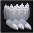 12 PCS 30ml 1oz Empty Refillable LDPE Plastic Squeezable Eye Dropper Bottles with Screw Caps and Plugs
