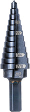 Klein Tools KTSB14 Step Drill Bit #14, Double-Fluted, 3/16 to 7/8-Inch with Easy-to-Read Markings