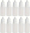 10 pieces 15ml Plastic Dropper Bottle with Childproof Cap, Portable Squeezable Eye Dropper Containers