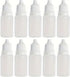 10 pieces 15ml Plastic Dropper Bottle with Childproof Cap, Portable Squeezable Eye Dropper Containers
