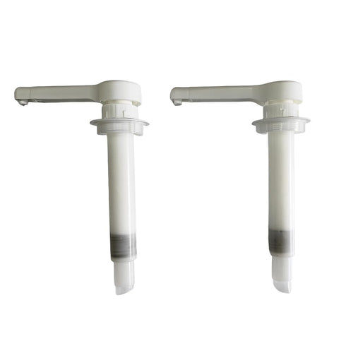 1/2 Pack 30ML 30cc (2) Pump Dispenser White Pump for Cheese Dispenser - Nacho Cheese Machine Pump Top Replacement, Fits