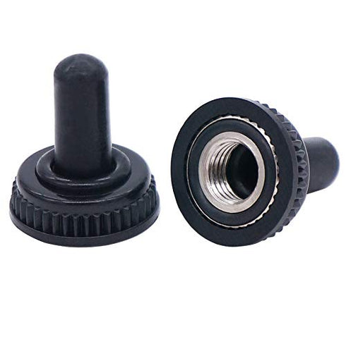 Twidec 2Pcs Mini Toggle Switch 4PDT 3 Position 12 Pins ON/Off/ON Miniature Switch with Waterproof Cap