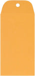 LUXPaper #5 1/2 Coin Envelopes, Clasp, 3 1/8" x 5 1/2", Golden Kraft, 50 Qty
