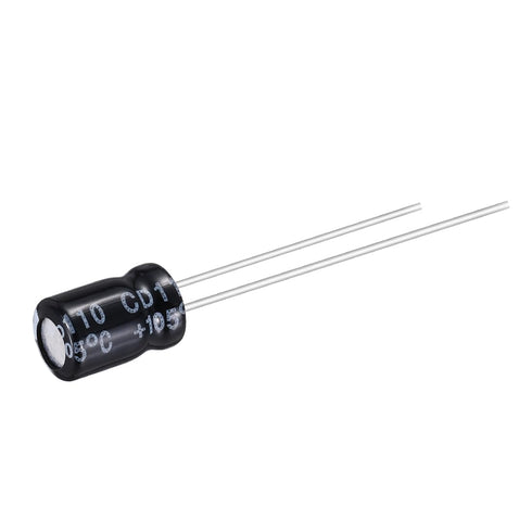 100uF 10V 5x7mm 50Pcs uxcell Electrolytic Capacitor, Radial Leads Aluminum Capacitors for TVs, LCD Monitor, VCD