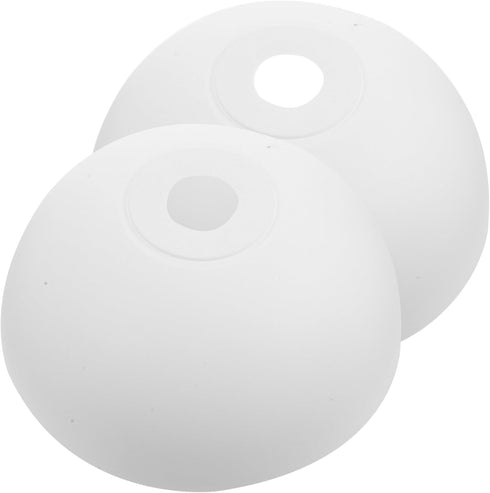 IMIKEYA 2pcs Plastic Lampshade Floor Lamp Shades Replacement Plastic Bowl White Lamp