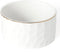 Ceramic Paper Clip Holder, Cute Paperclip Dispenser for Desk, Paper Clip Organizer (White)