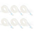 G2PLUS 6 Rolls PE Micropore Medical Tape Roll, 1/2'' x 59 Yards, Eyelash Tape for Extensions, Sensitive Skin