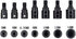 CHANCS 0.8mm-10mm Drill Chuck, 3/8-24UNF Threaded Connecting Rod for Keyless Drill Bits, Great Clamping Force