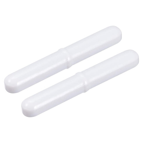 MECCANIXITY Magnetic Stirrer Mixer Stir Bar Rod 70mm x 10mm with Ring Shape Coating Magnet, 2Pcs