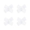 MECCANIXITY Magnetic Stirrer Mixer Stir Bar Rod 20mm(0.79") x20mm Cross Shape PTFE Coating Magnet White for Laboratory