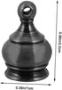 Yardenfun 8pcs Crown Design Brass Lamp Finial Knob Decorative Screw Topper for Home Craft Threaded Cap for Table