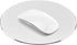 ProElife Premium Aluminum Metal Mouse Pad, 8.66-inch Round Mousepad with Anti-Slip Base, Silver Color