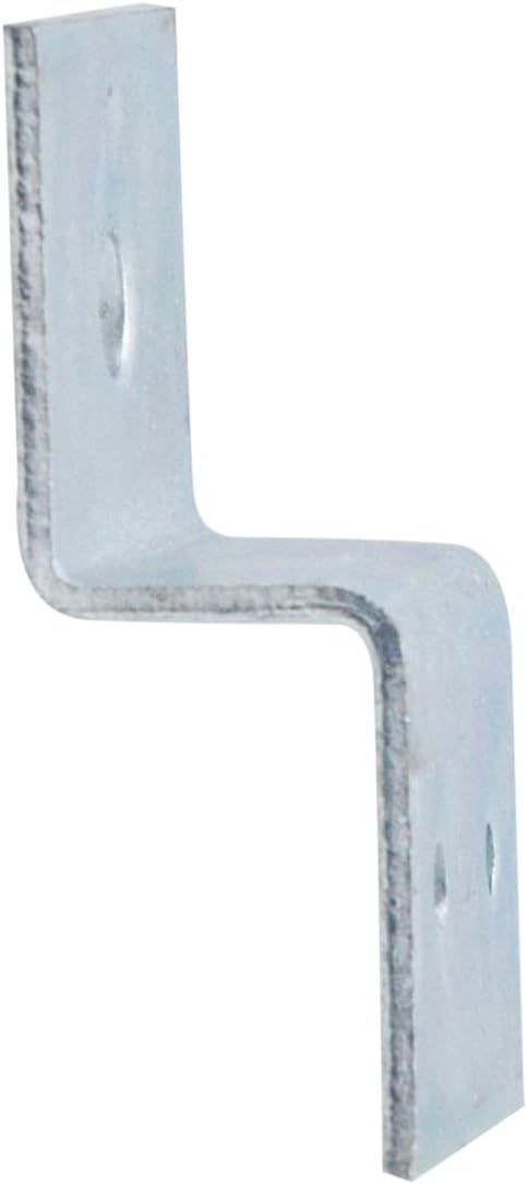 4 Connector(0.98" MY MIRONEY PCS Silver Z Brackets, Heavy Duty Z Shape Right Angle Corner Braces Double Channel Profile