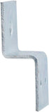 4 Connector(0.98" MY MIRONEY PCS Silver Z Brackets, Heavy Duty Z Shape Right Angle Corner Braces Double Channel Profile