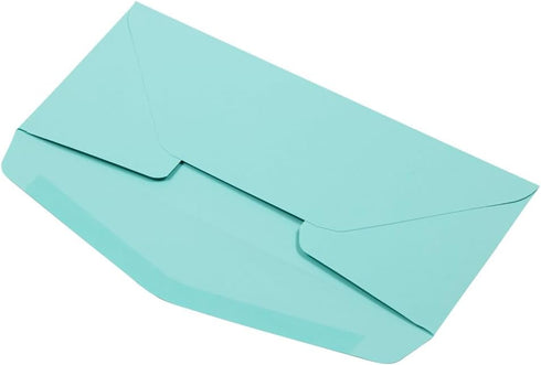 JAM PAPER Premium #10 Business Envelopes - Aqua Blue - 4 1/8 x 9 1/2 - 100/Pack