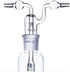 Lab Gas Washing Bottle Glass 500ML Vacuum Trap with Two Bend Tubes for Chemistry Lab Glassware Kit