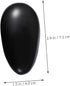 40pcs Black Ear Protector Caps for Hair Dyeing Reusable Heat-Resistant Ear Covers Soft and Comfortable for Home