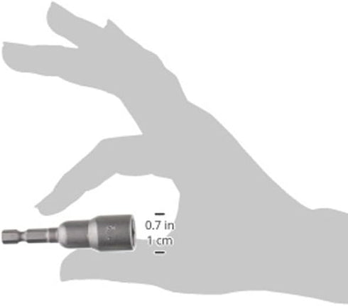 Silverhill Tools ANS10P12 1/2" Magnetic Nut Setter Power Drill Bit, Pack of 10