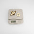 Hand Held Shower Holder with Hose Connector, Shower Head Shut Off Valve, Wall Mount, Brushed Gold