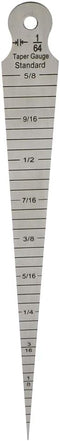 Taper Gage 1/8-5/8 Inch 1-15 MM Stainless Taper Welding Gauge Test Ulnar