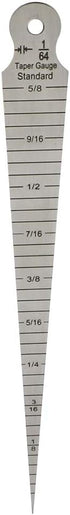 Taper Gage 1/8-5/8 Inch 1-15 MM Stainless Taper Welding Gauge Test Ulnar
