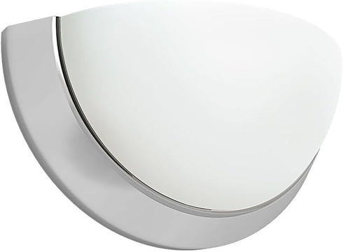 Euri Lighting Indoor Half Moon Sconce, LED Wall Light, 9W, 810lm, 2700K