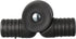 Folding Lounge Chair Accessory - Black Plastic Latch Hinge for Enhanced Durability